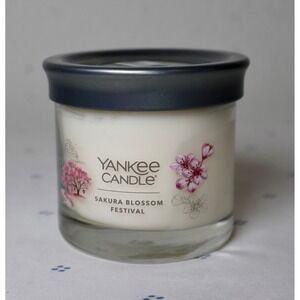 Yankee Candle SAKURA BLOSSOM FESTIVAL Scented Candle Small Jar Home Decor 4.3 OZ